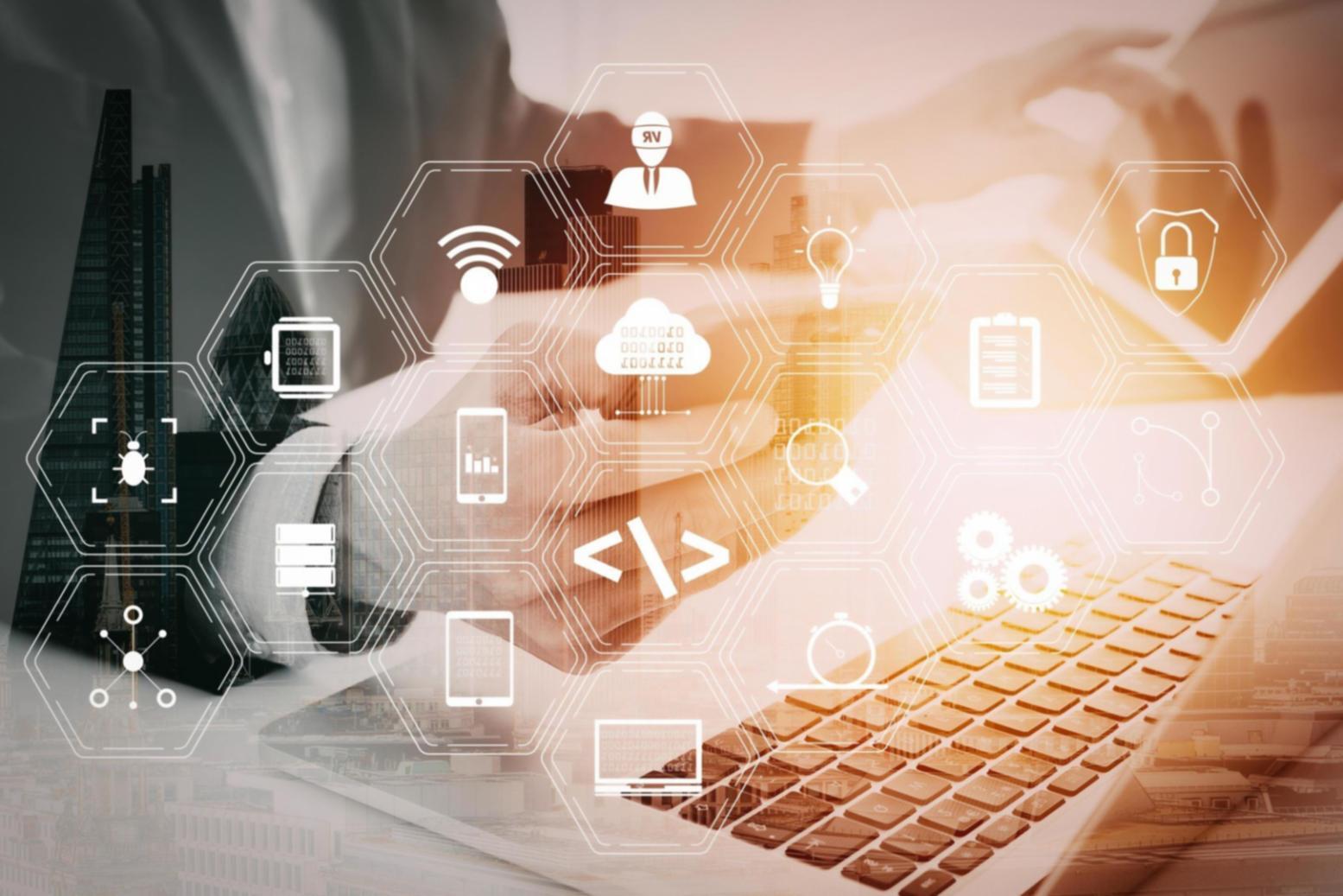 Nahaufnahme einer Entwicklungsumgebung mit Code-Editor